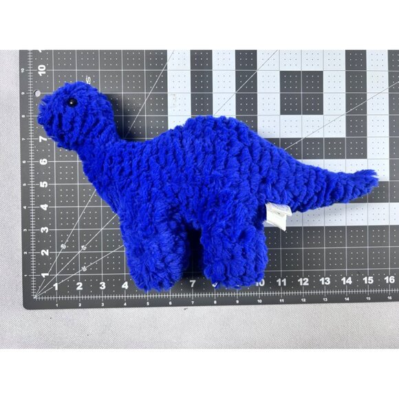 Manhattan Toy Little Jurassics Herb Blue Dinosaur 15” long Soft Ribbed 2015 - Picture 5 of 5